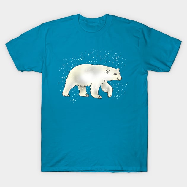 polar bear in the north T-Shirt by sonaart